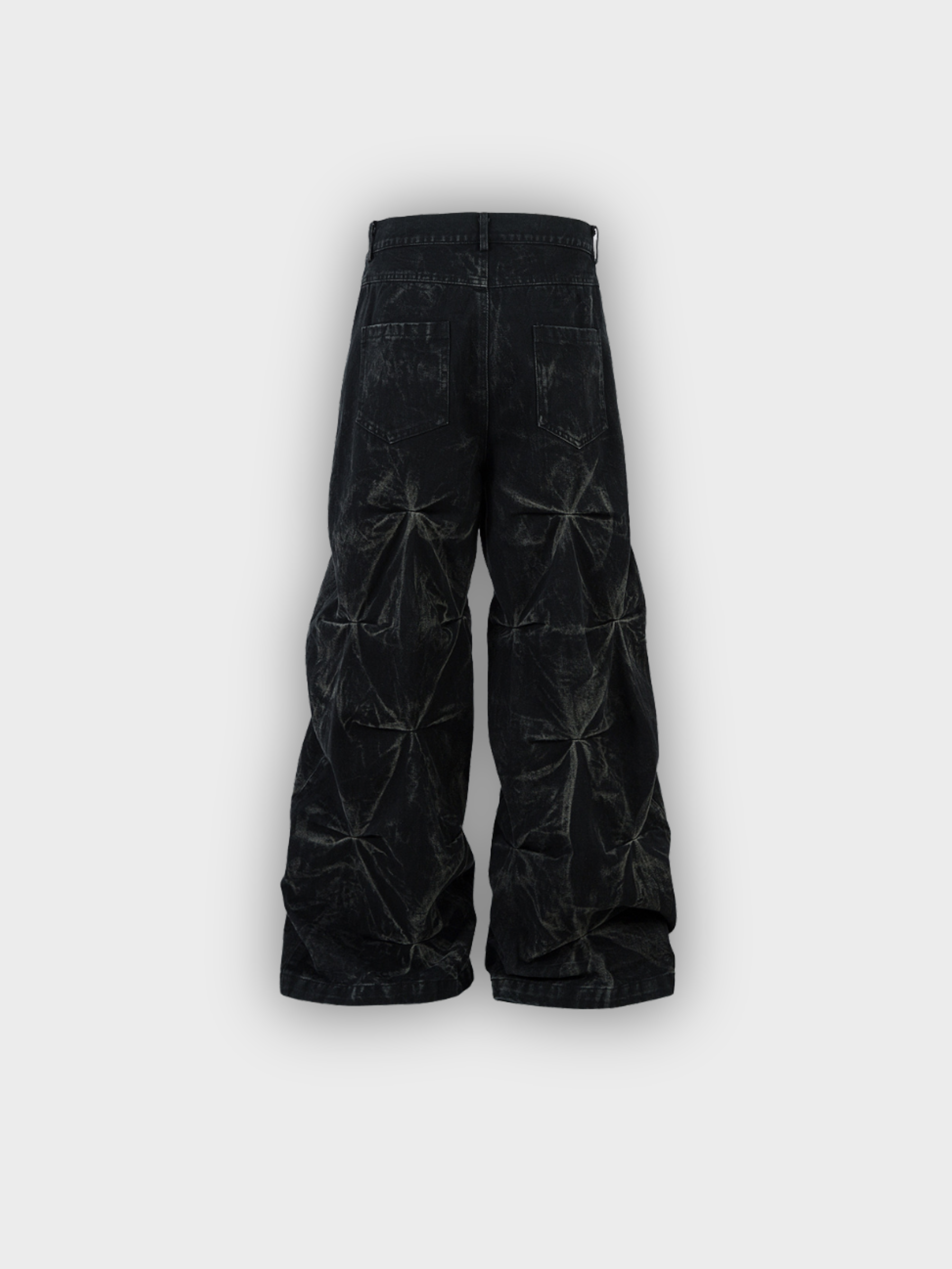 Amalfi® Vintage Pleated Wash Jeans