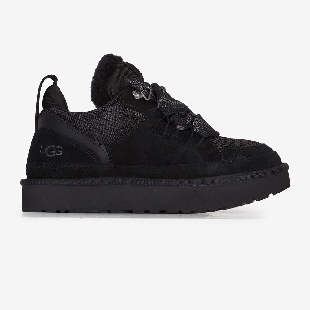 Suede Shearling Low Baskets - Black Edition
