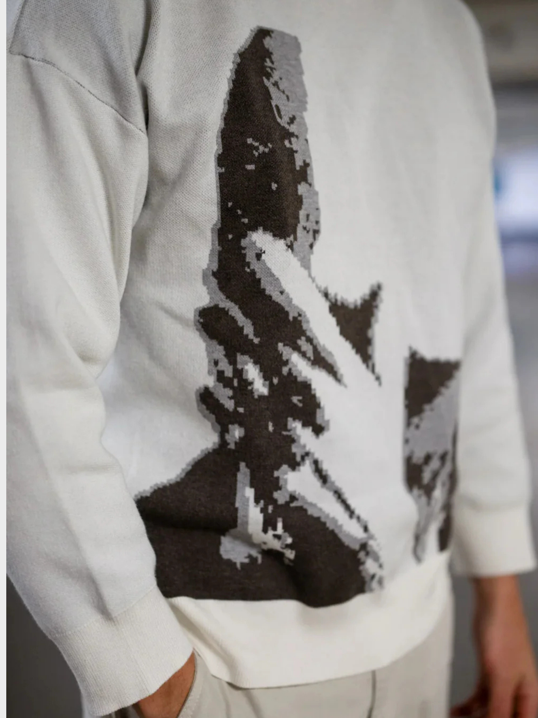 Hidden Visage Knit Sweater