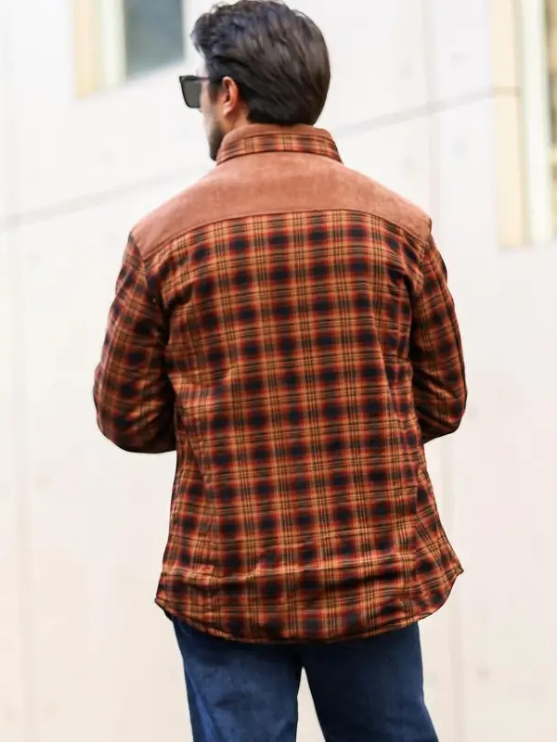 Sherpa Lined Flannel Jacket