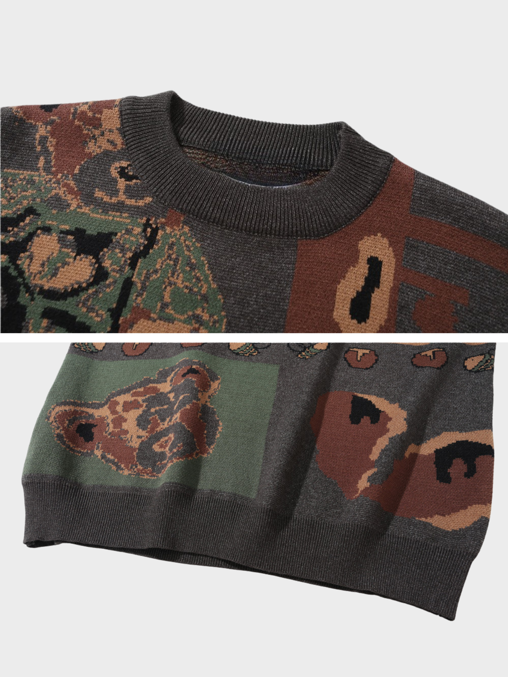 Woodland Bear Knit Sweater