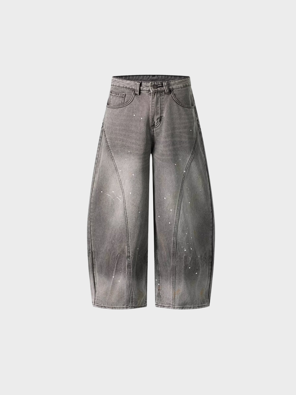 Smoky Barrel Wide Denim Jeans