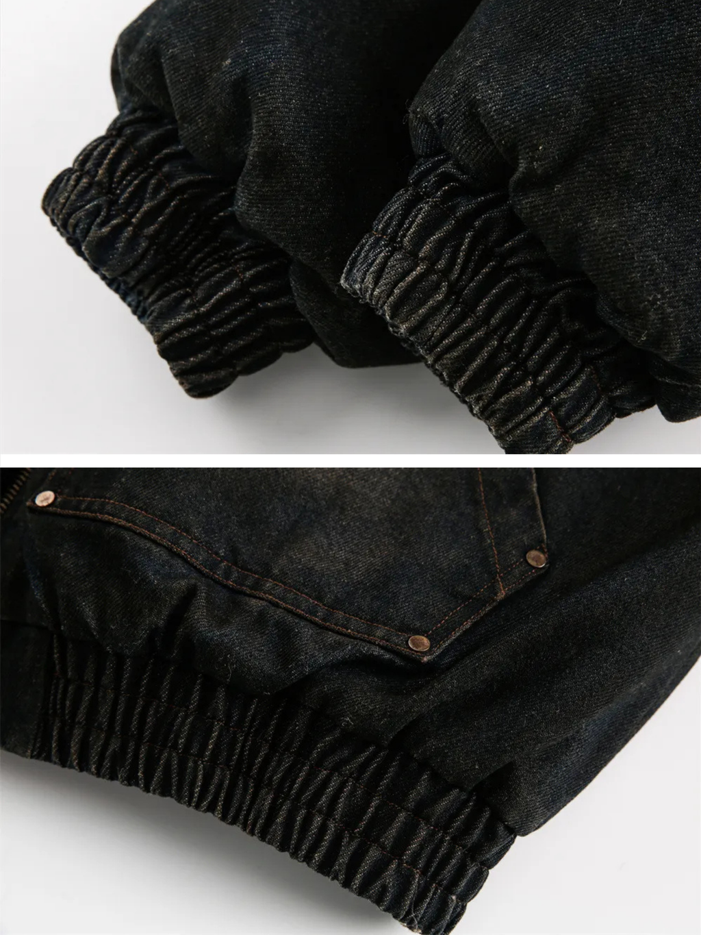 Frosted Relic Fur-Lined Denim Jacket