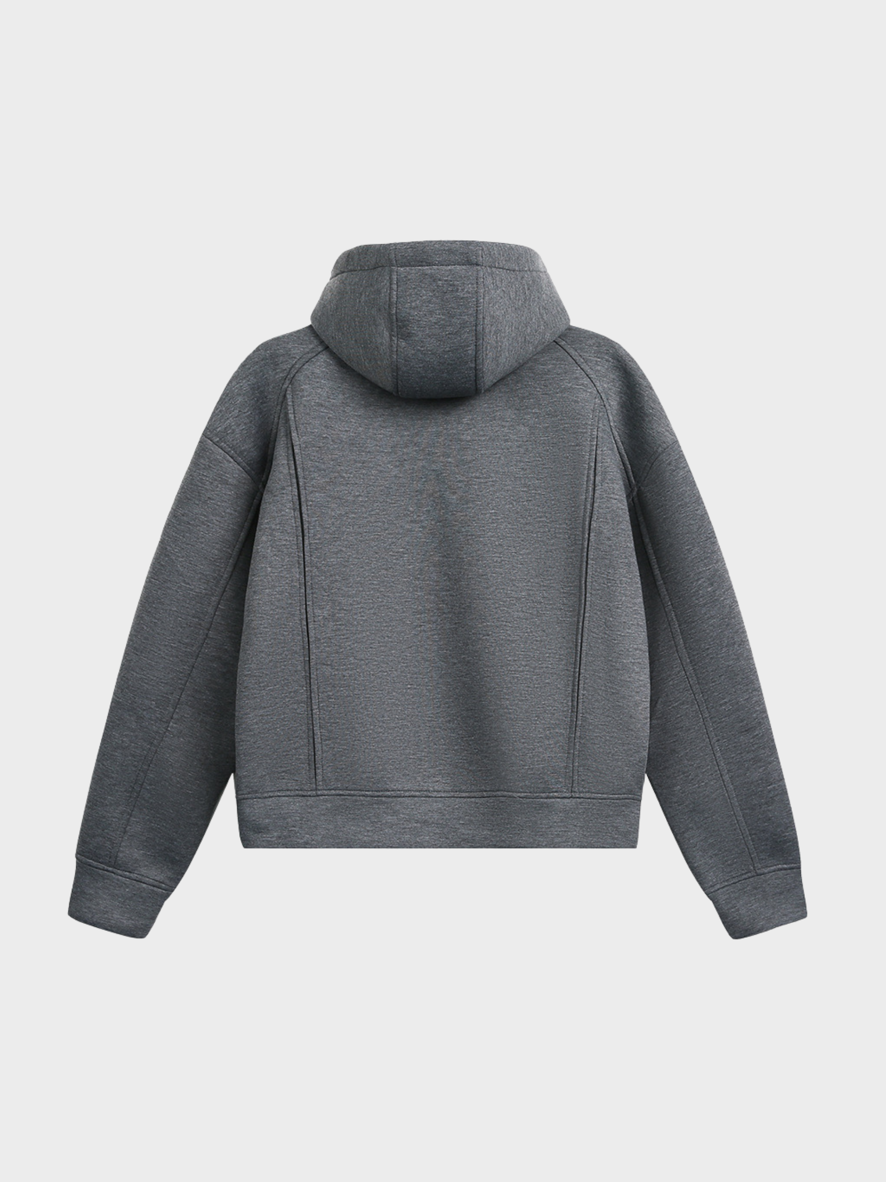 Deconstructed Contour Zip Hoodie