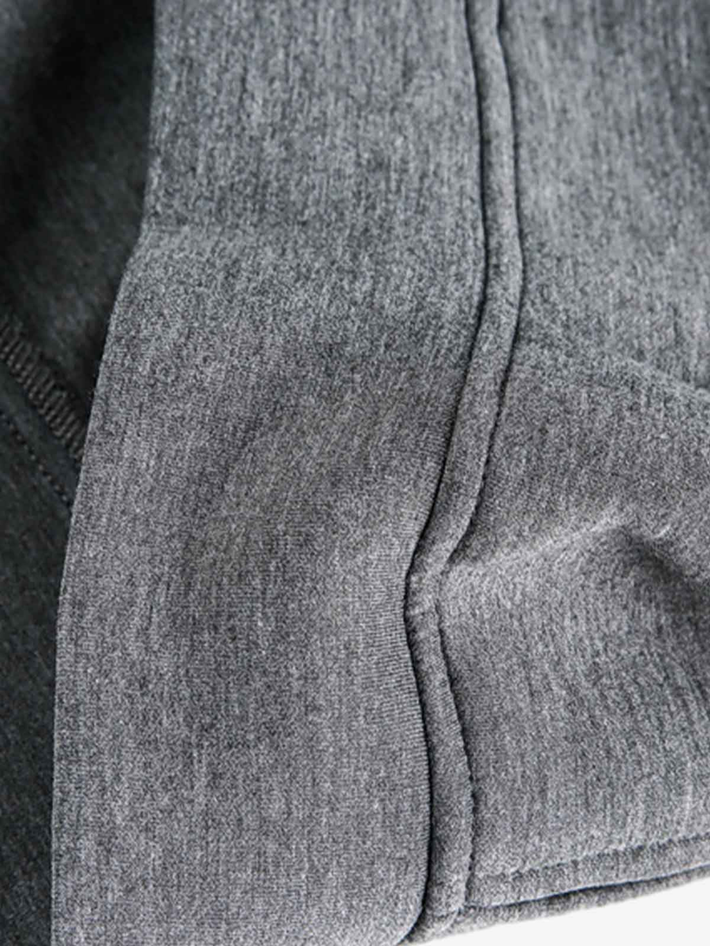 Deconstructed Contour Zip Hoodie