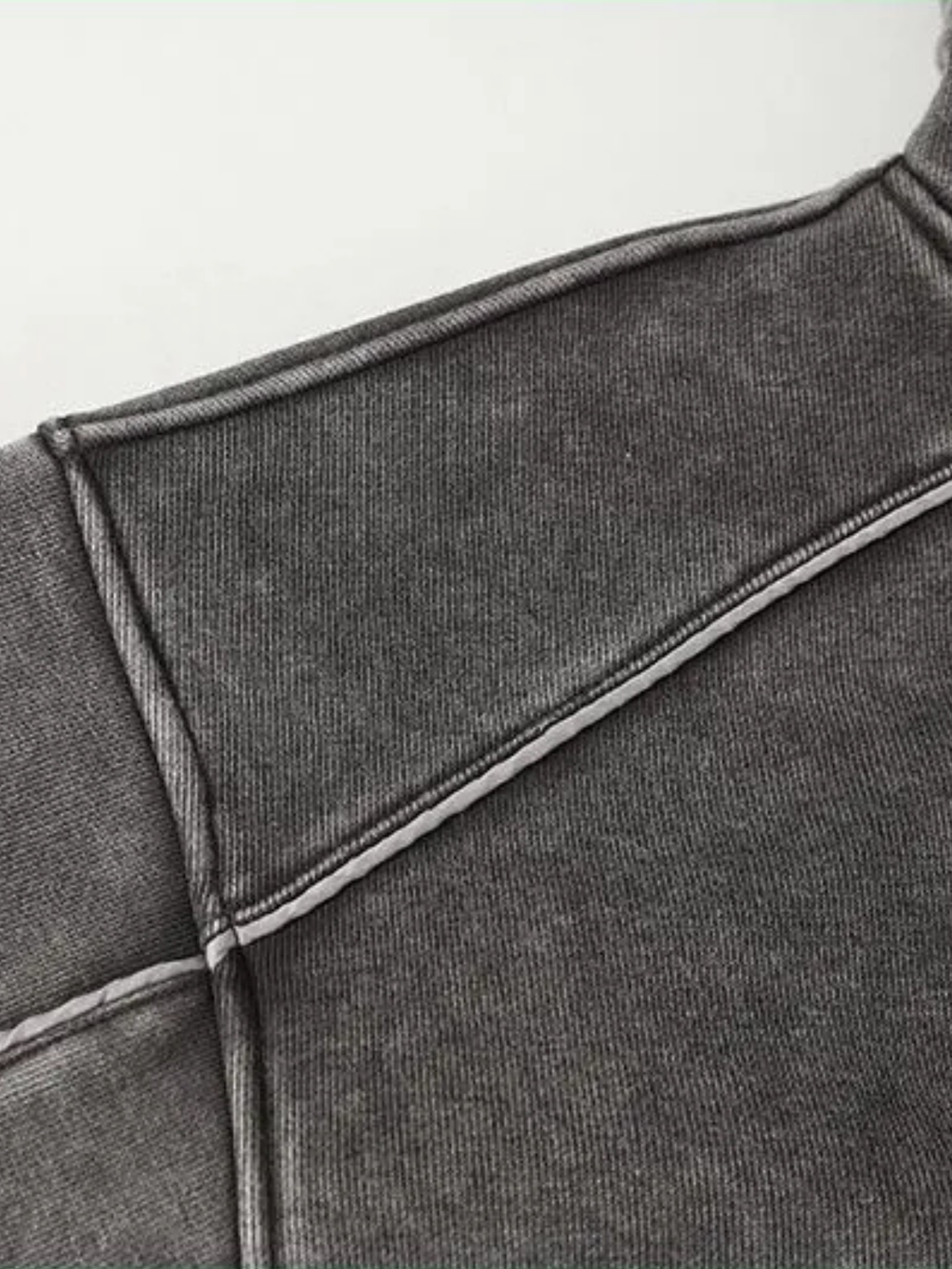 Eclipse Washed Deconstructed Hoodie