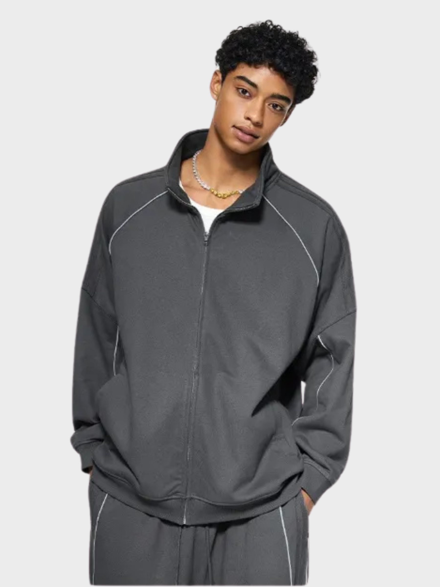 Amalfi Reflective Track Zip Jacket