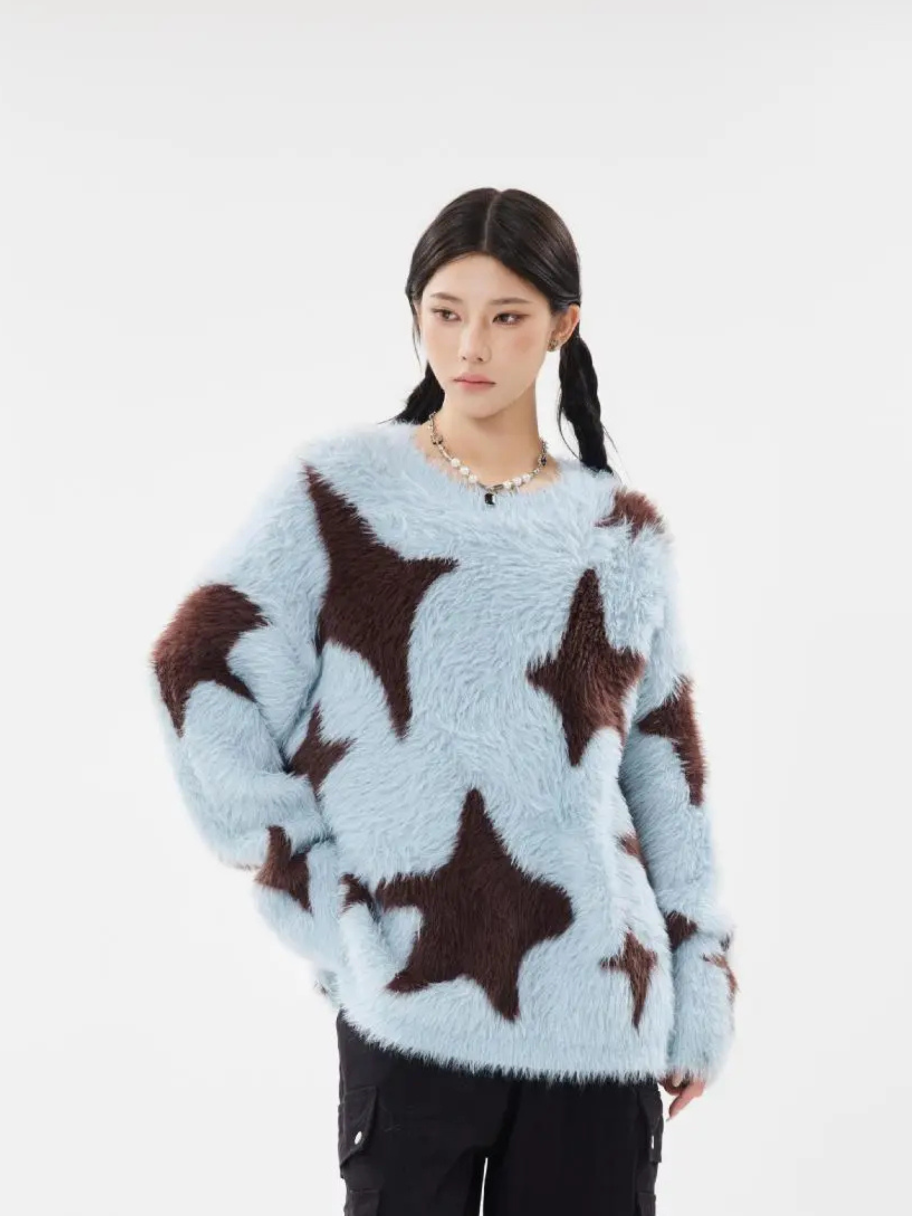 Cosmic Fluff Star Sweater