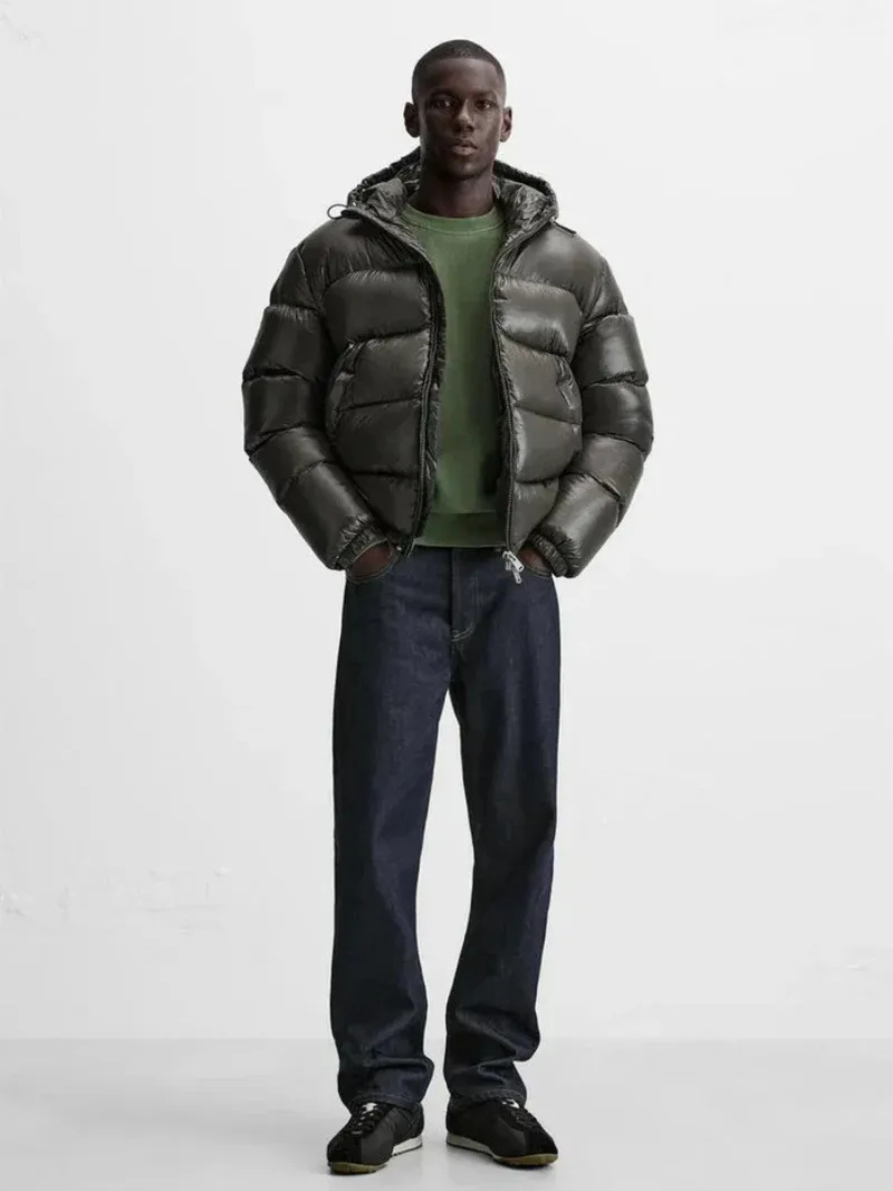 Obsidian Hooded Puffer Jacket