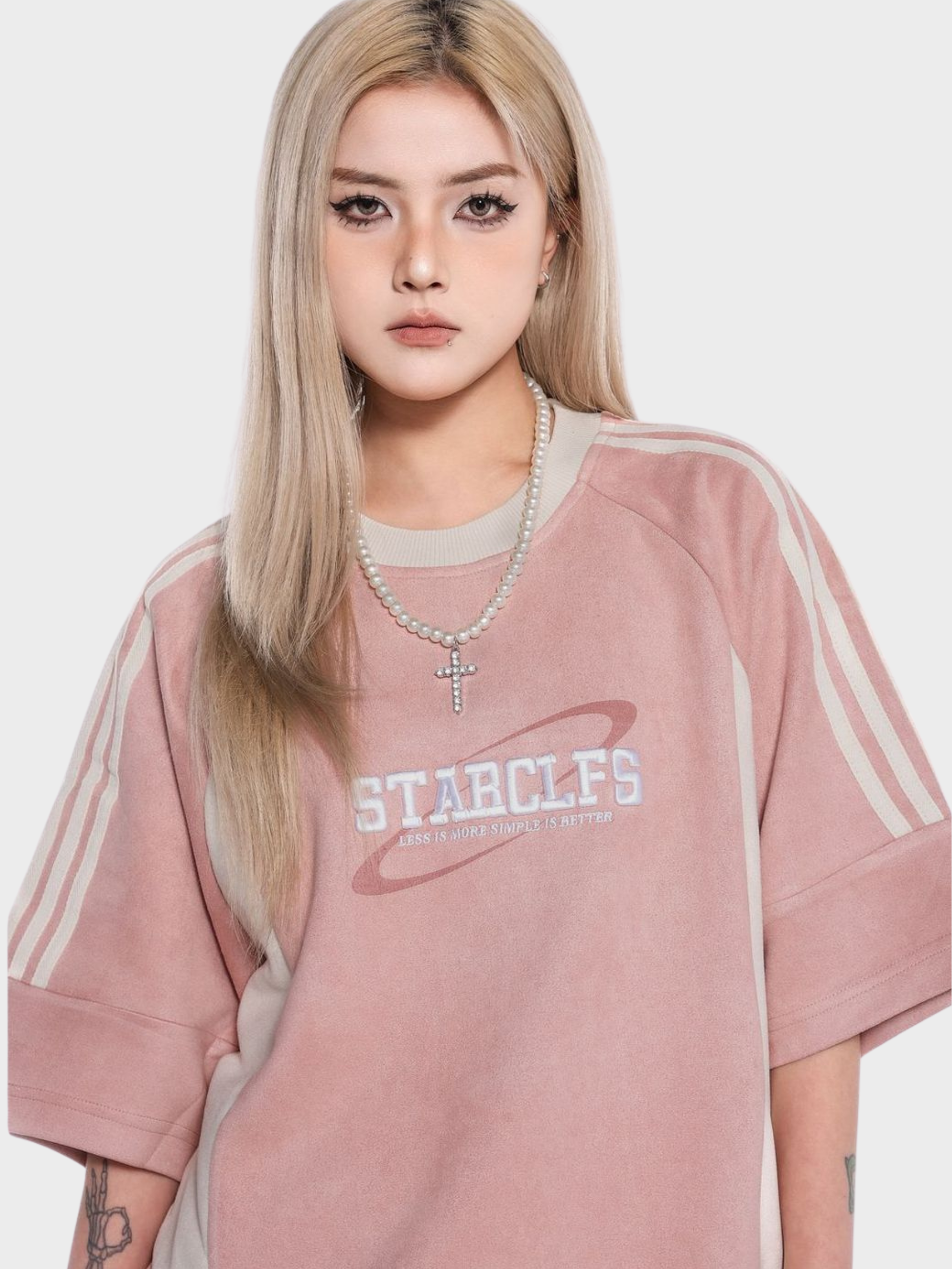 Amalfi Orbit Suede Tee