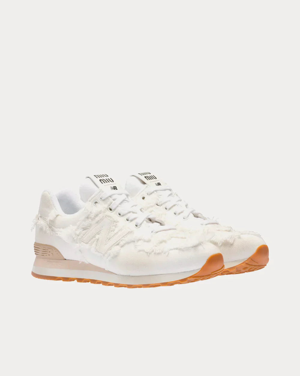 574 SL Low Baskets – White Edition